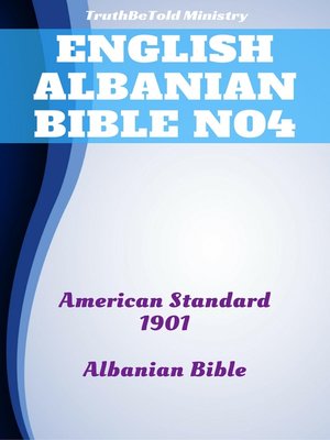 cover image of English Albanian Bible No4